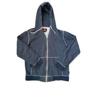 QUICKSILVER Mens hoodie/Sweatshirt, Small, zippered hoodie